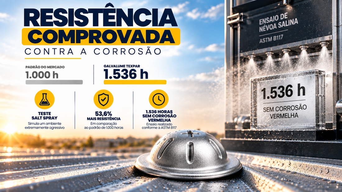 Resistência comprovada contra a corrosão