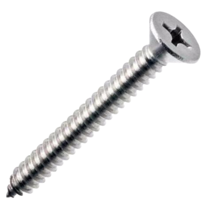 Parafuso INOX Cabeça Chata Ponta Tipo C
