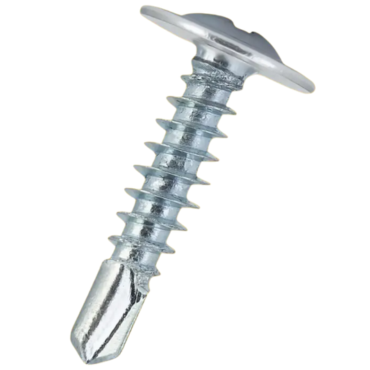 Parafuso autobrocante INOX Cabeça Flangeada Ponta broca